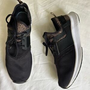 Women's New Balance Black and Leopard Print Athletic Shoes10